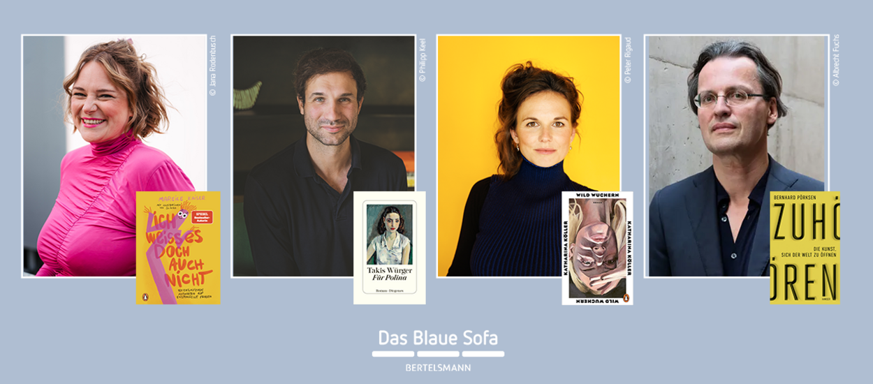 von links Mareice Kaiser, Takis Würger, Katharina Köller und Bernhard Pörksen 